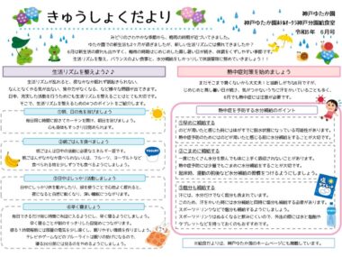給食だより 6月 共通のサムネイル
