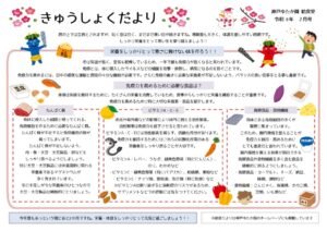 給食だより 2月のサムネイル